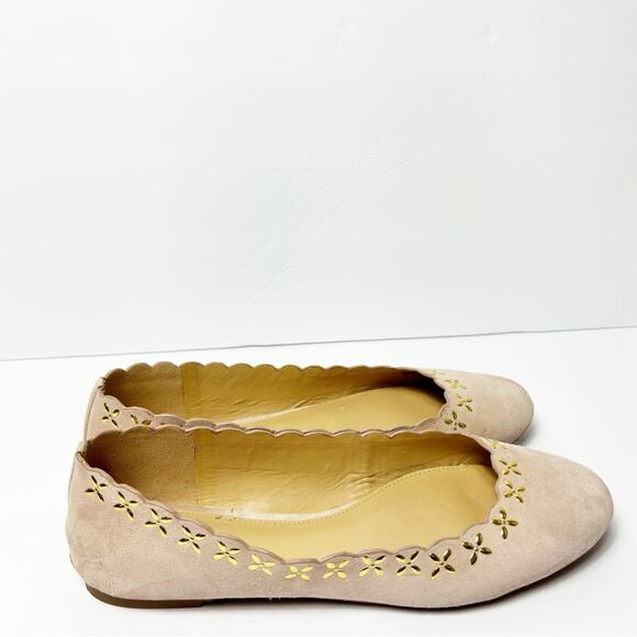 MICHAEL MICHAEL KORS PINK GOLD WOMEN SLIP ON FLATS SIZE 9 NO BOX - Picture 2 of 5